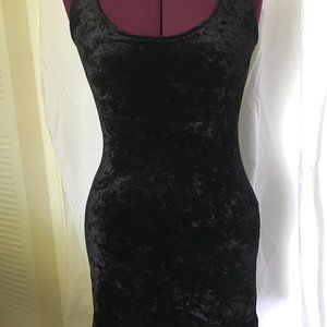 Johnny Martin Crushed Velvet Mini Dress